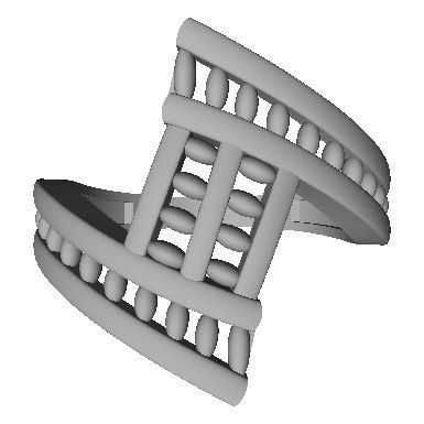 48 Women Ring Plain Gold Ring stl models  3D print model_36