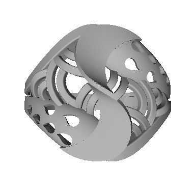 48 Women Ring Plain Gold Ring stl models  3D print model_45