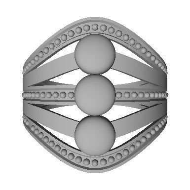 48 Women Ring Plain Gold Ring stl models  3D print model_38