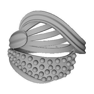 48 Women Ring Plain Gold Ring stl models  3D print model_23