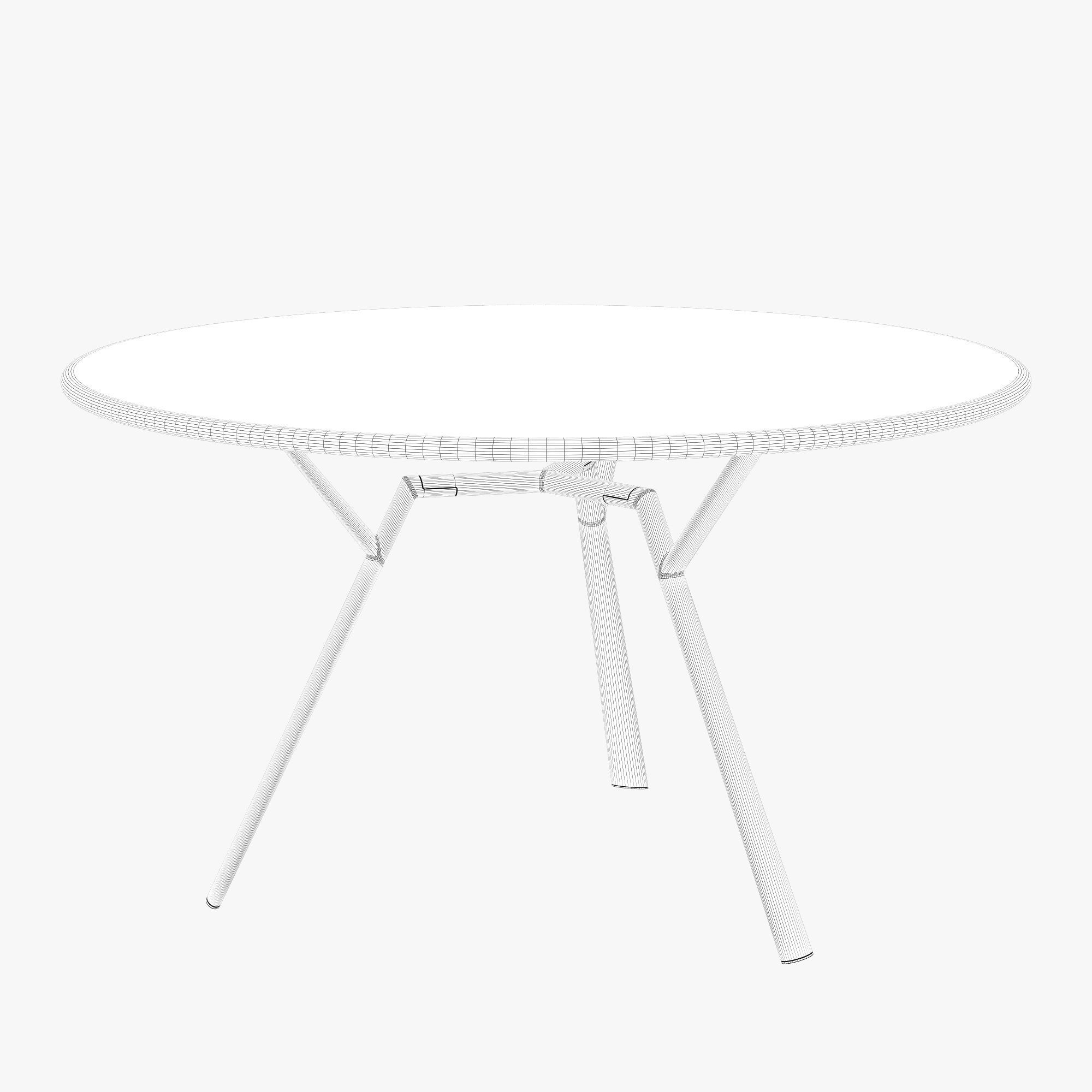 Fast dining set 001 3D model_7