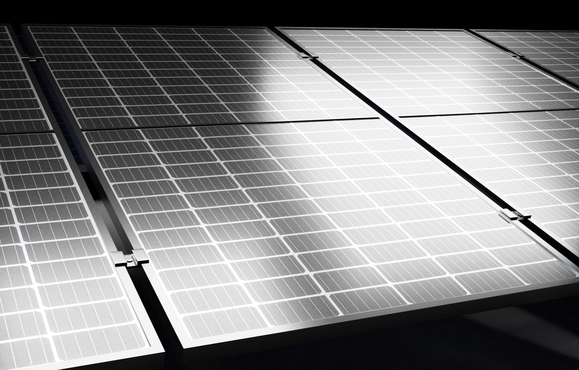 Solar Panel  Solar Heater  3D model_1