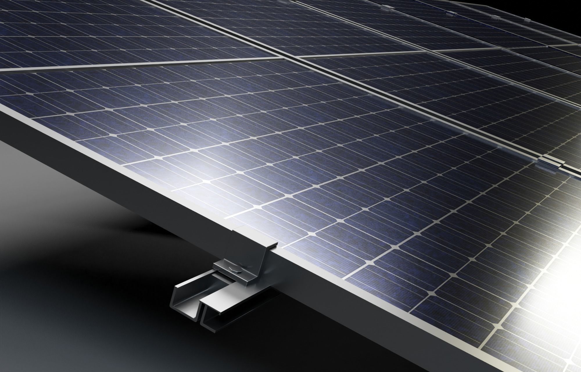 Solar Panel  Solar Heater  3D model_2