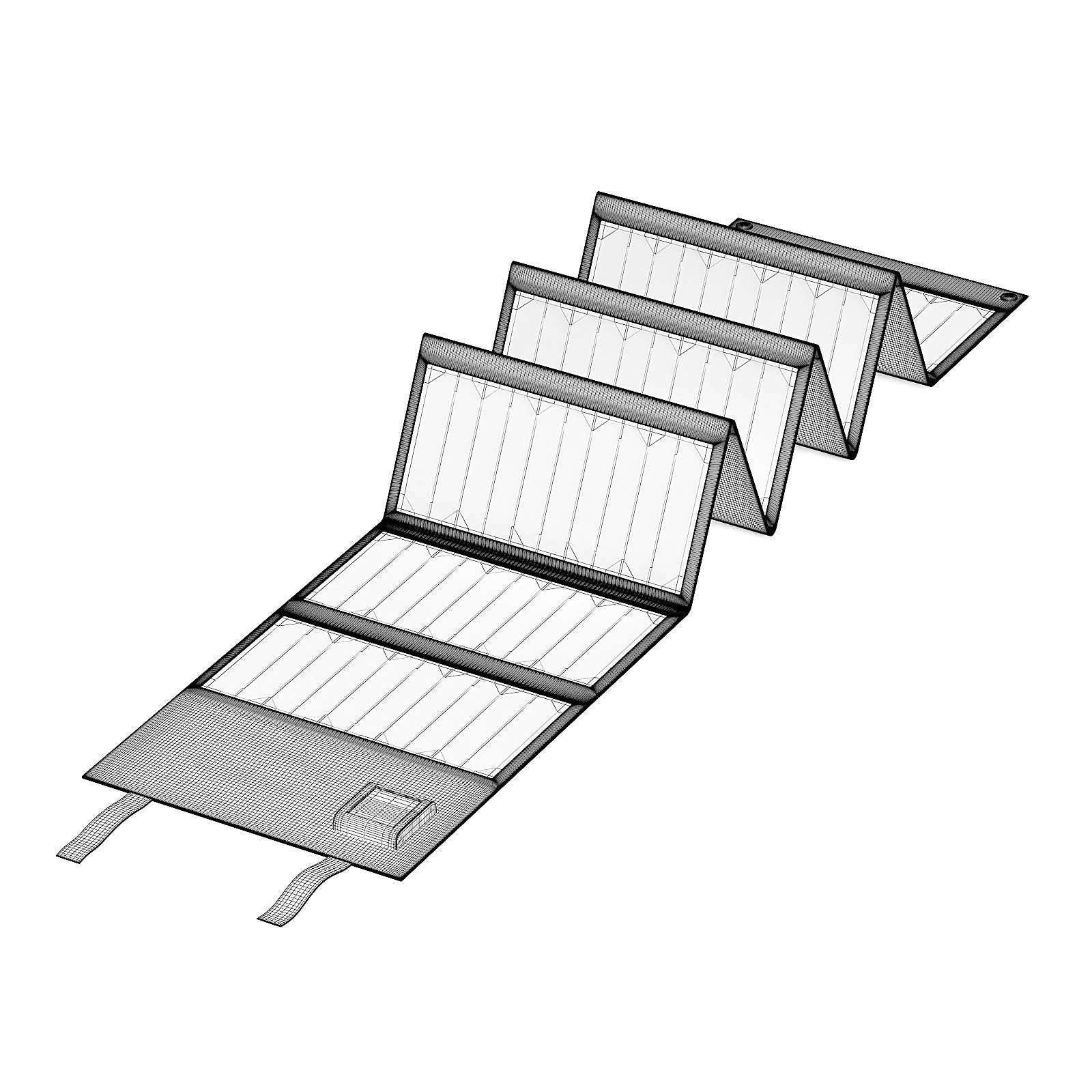 Portable Solar Panel 3D Model 3D model_3