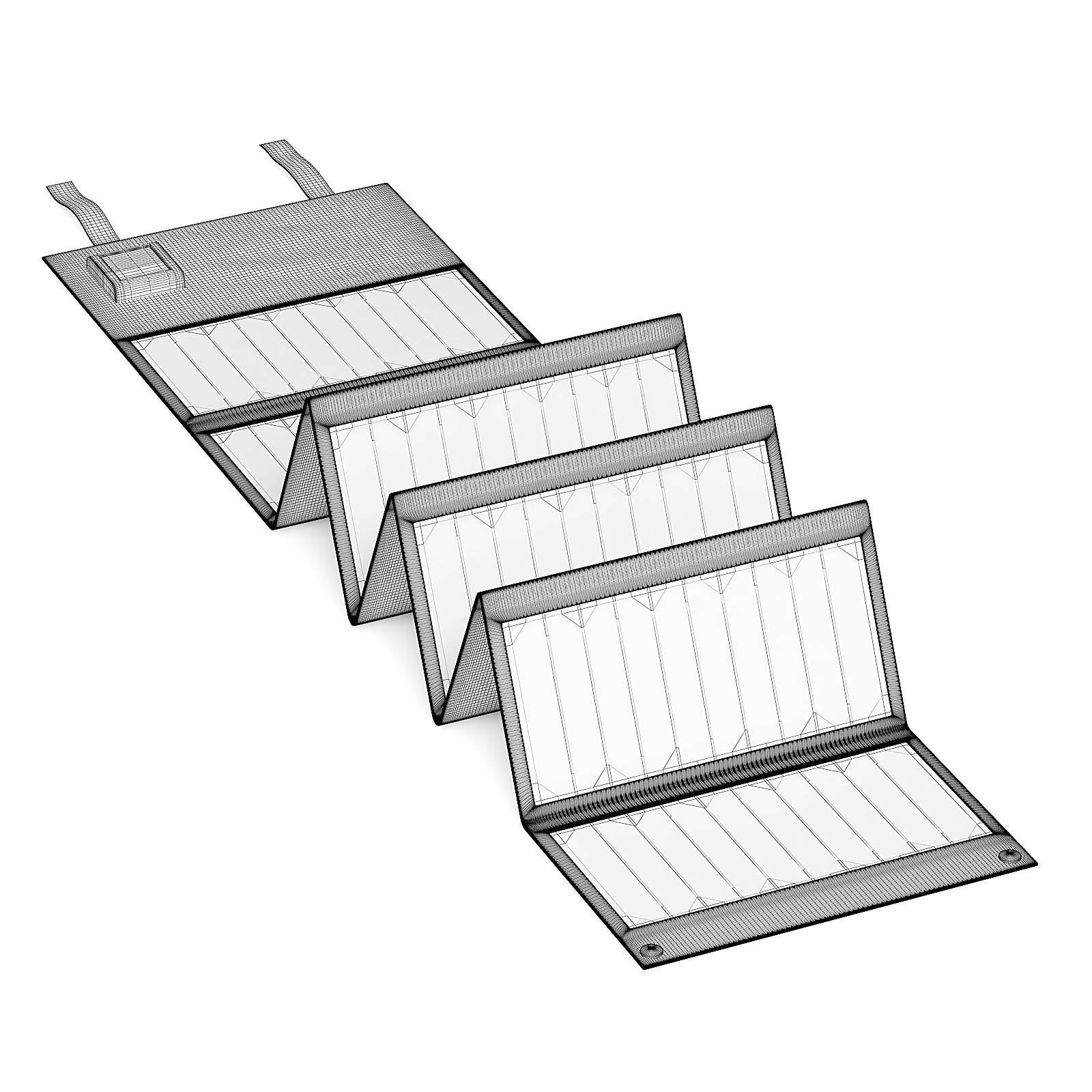 Portable Solar Panel 3D Model 3D model_5