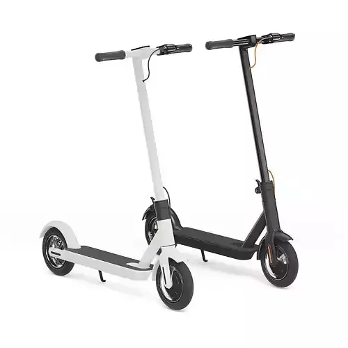 Electric Scooter 3D Model 3D model