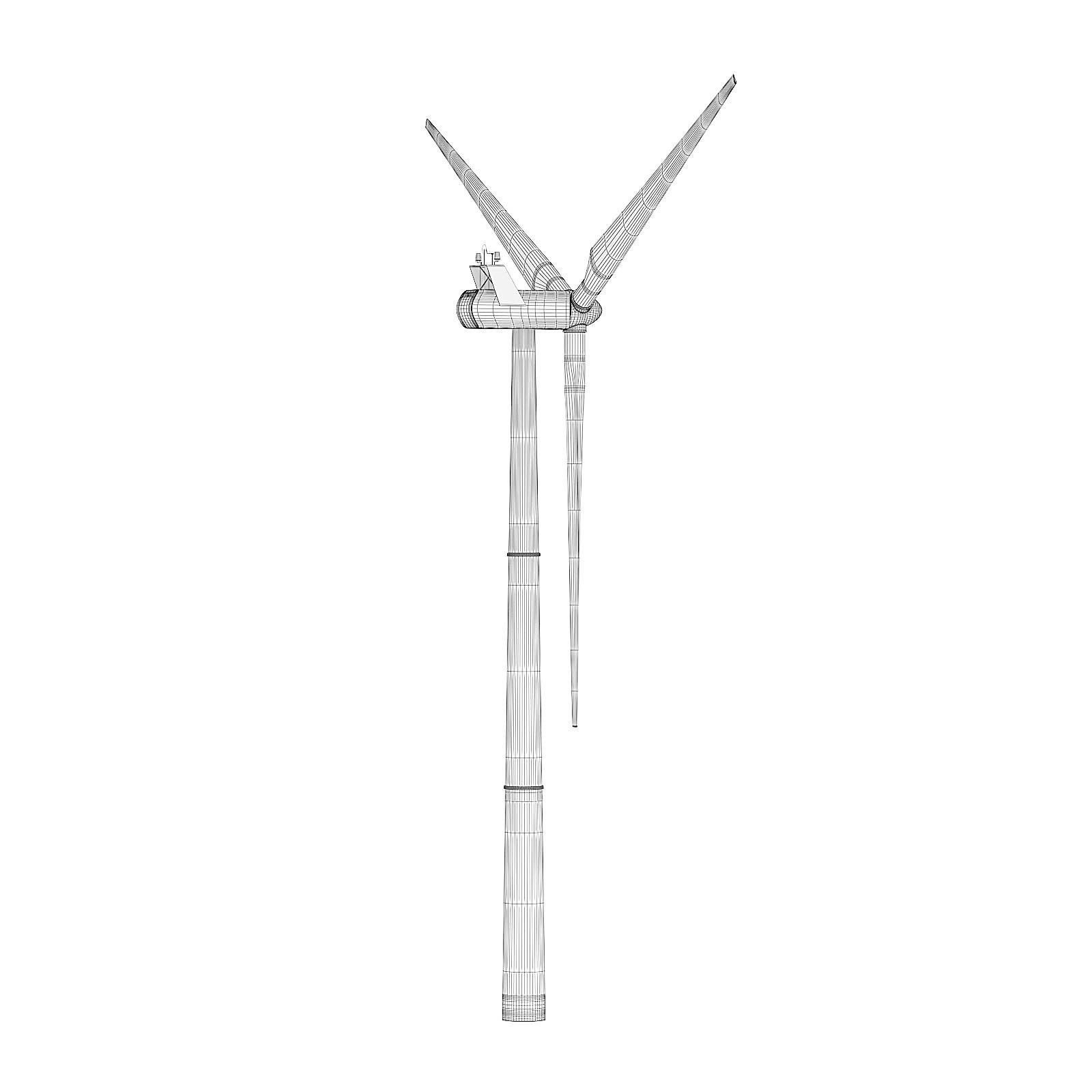 Wind Turbine 3D Model 3D model_5