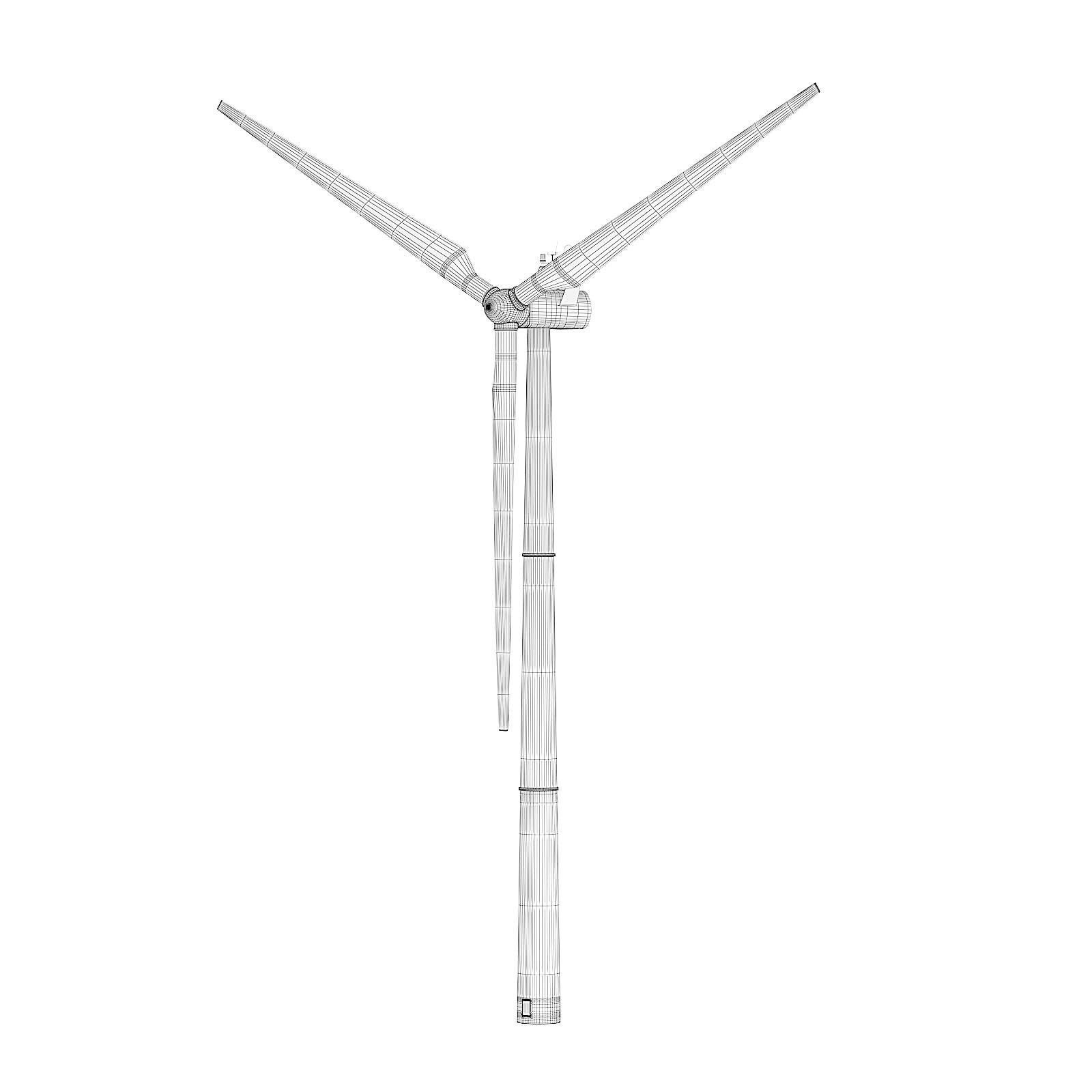 Wind Turbine 3D Model 3D model_1
