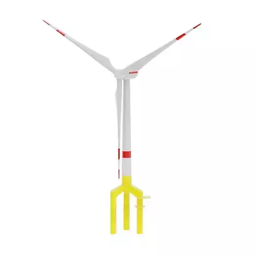 Wind Turbine 3D Model