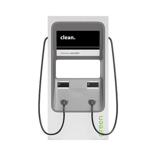 Car Charging Station 3D Model 3D model