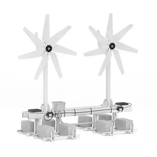 Small Wind Turbine 3D Model