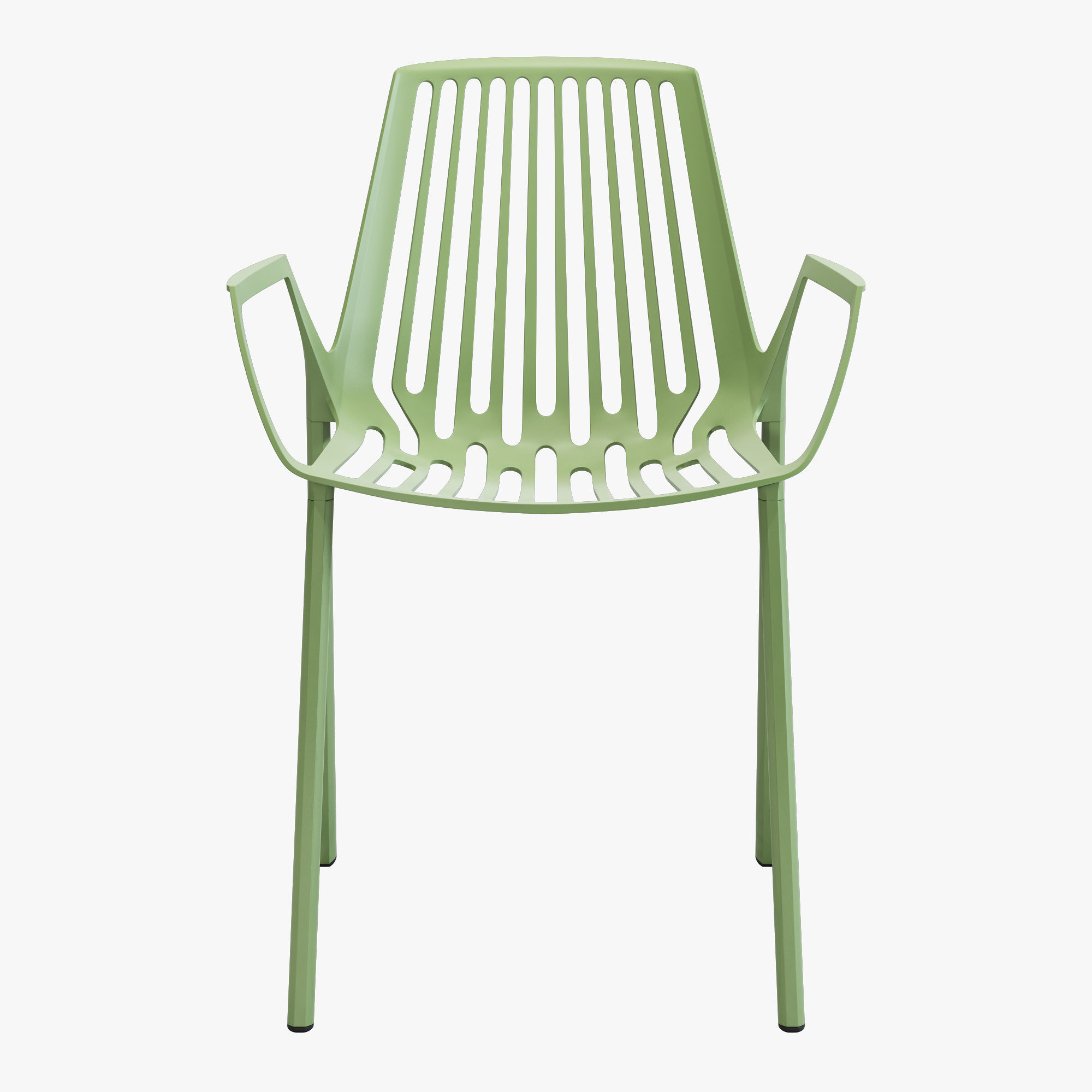 Fast rion chair with armrests 3D model_1