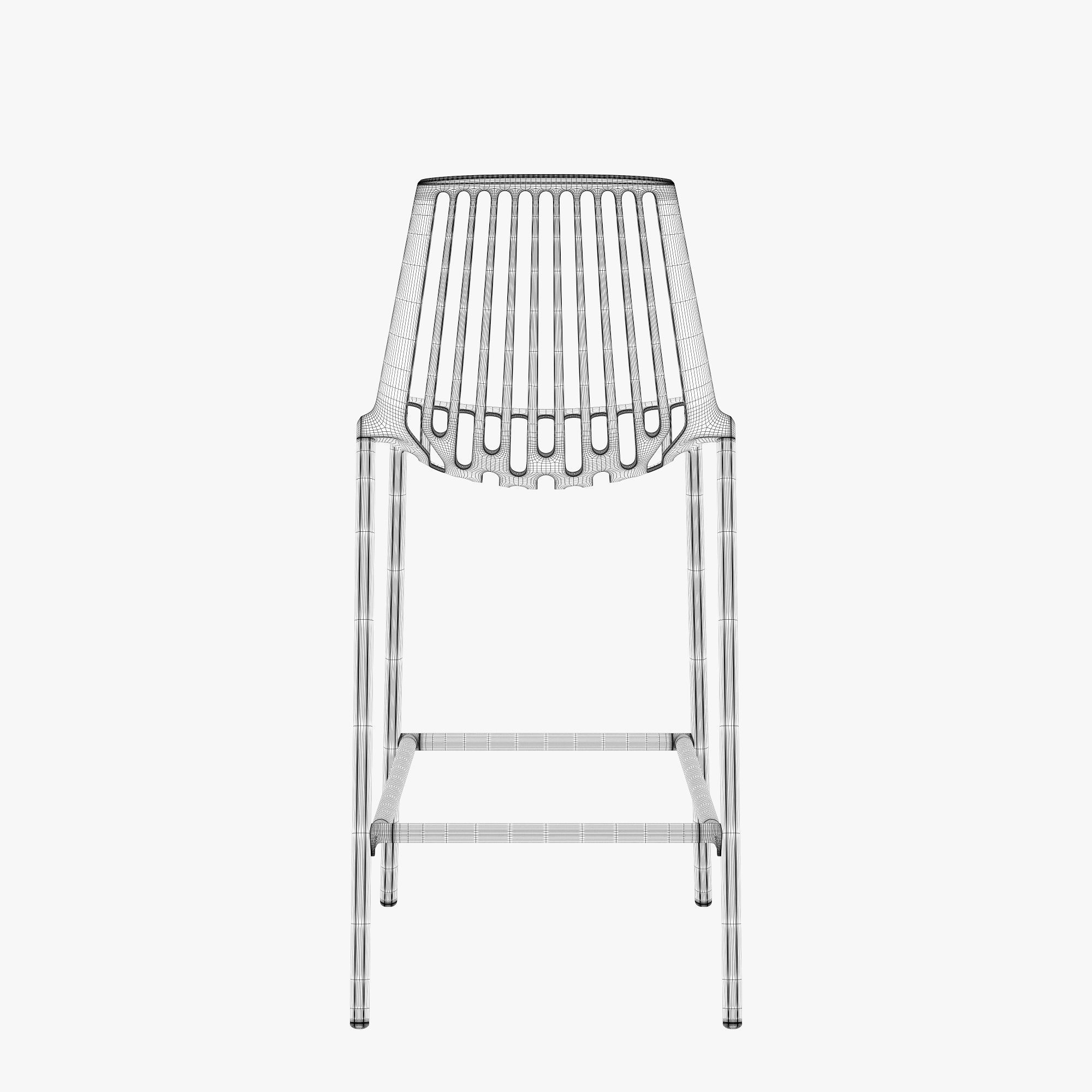 Fast rion stool low 3D model_9