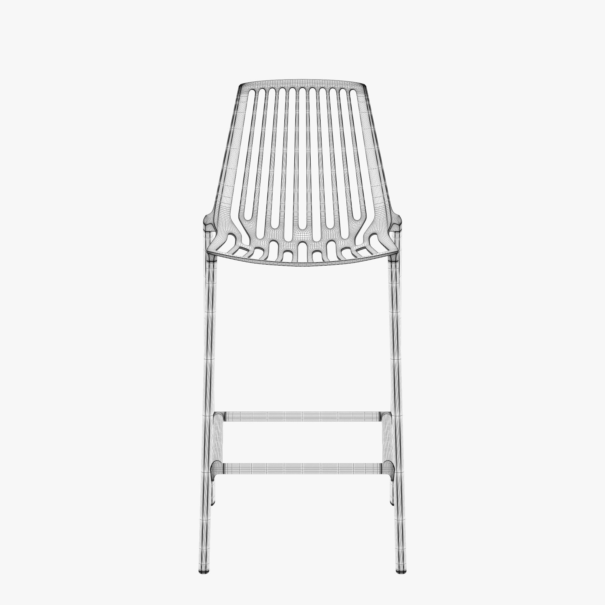 Fast rion stool low 3D model_5