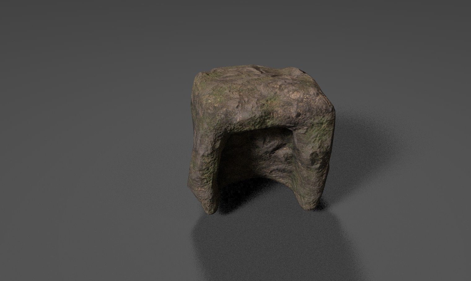 Rock 39 Low-poly 3D model_2