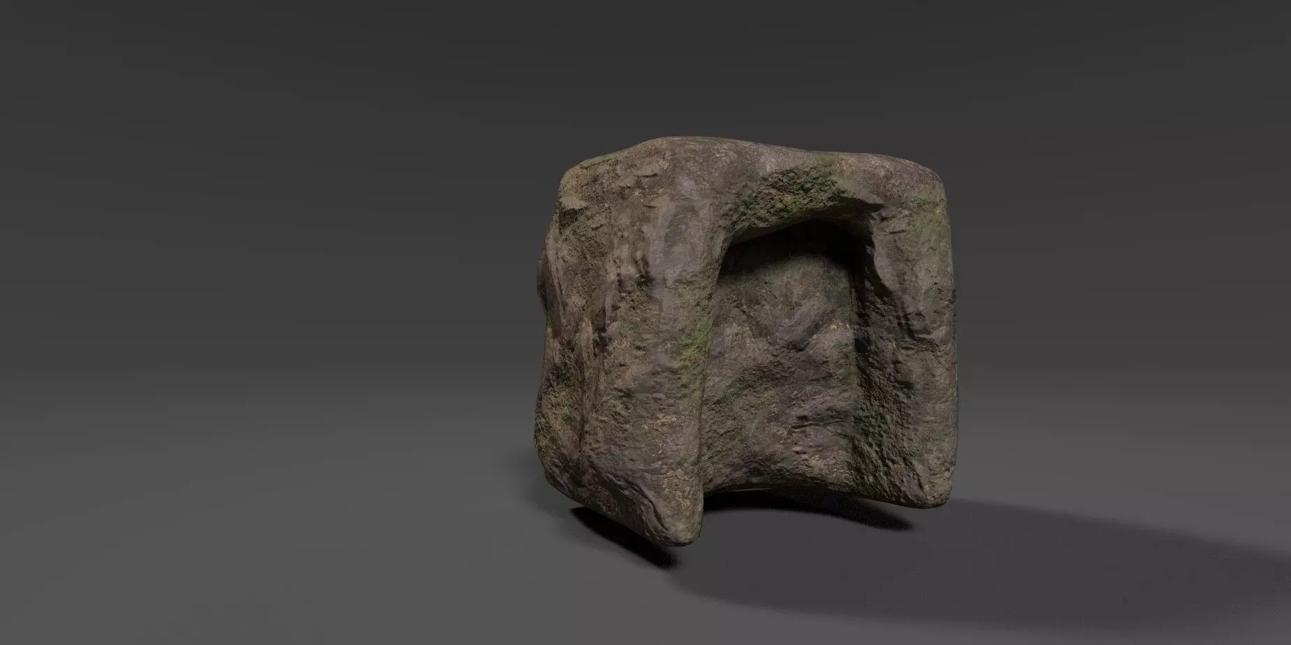 Rock 39 Low-poly 3D model_0