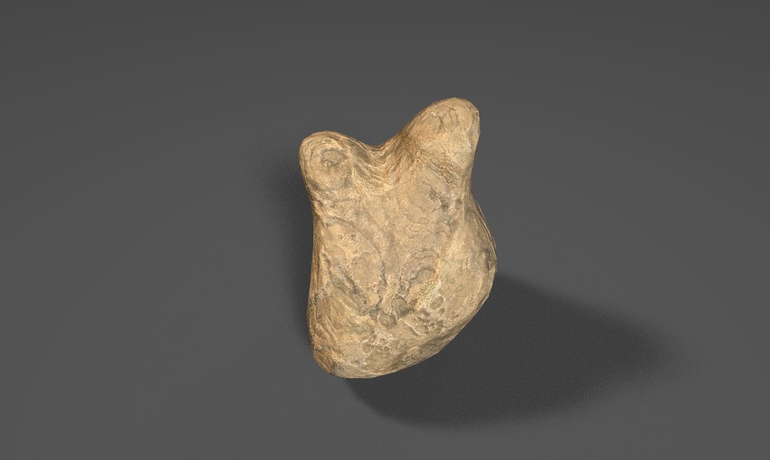 Rock 34 Low-poly 3D model_4