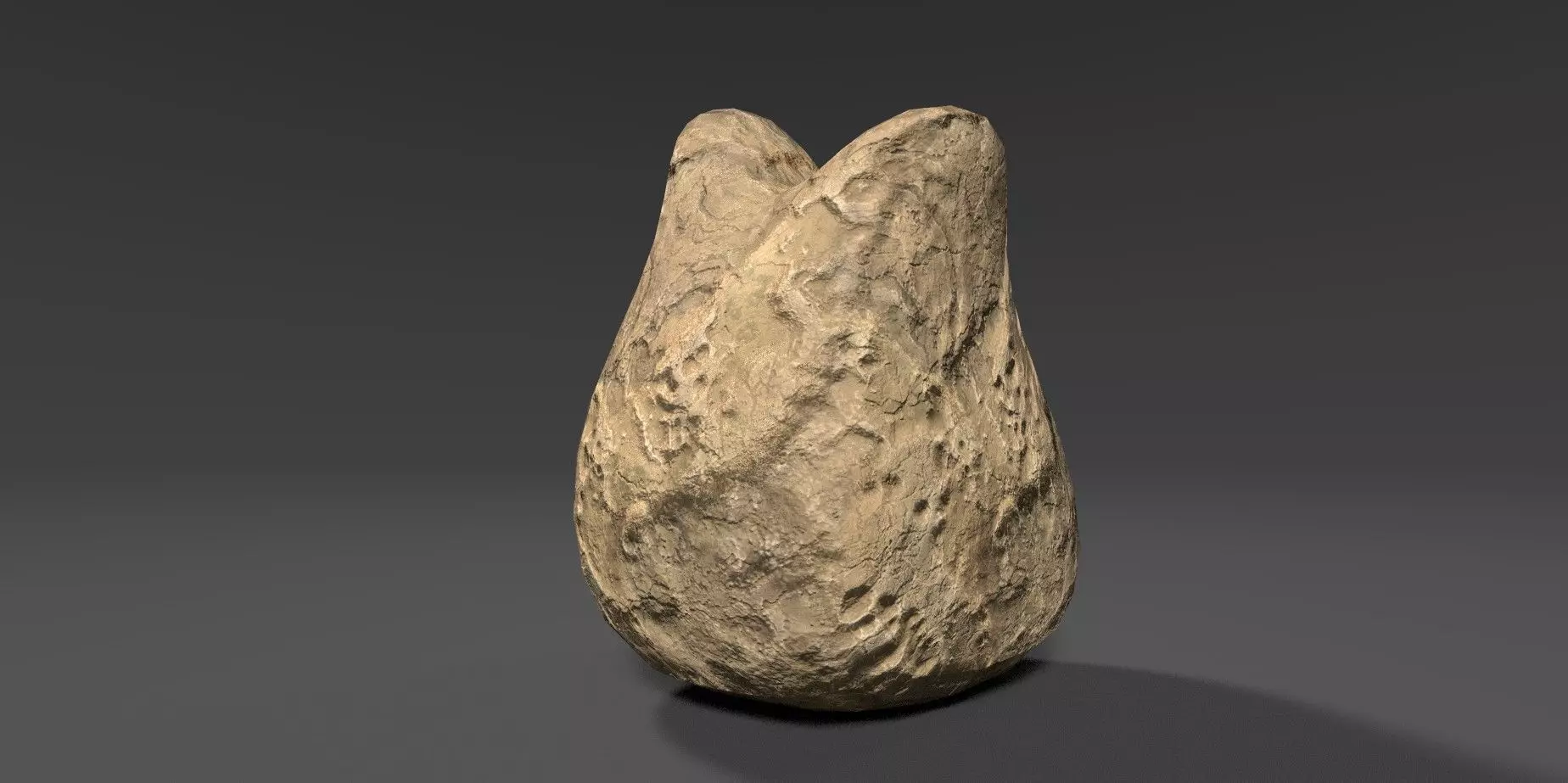 Rock 34 Low-poly 3D model_0