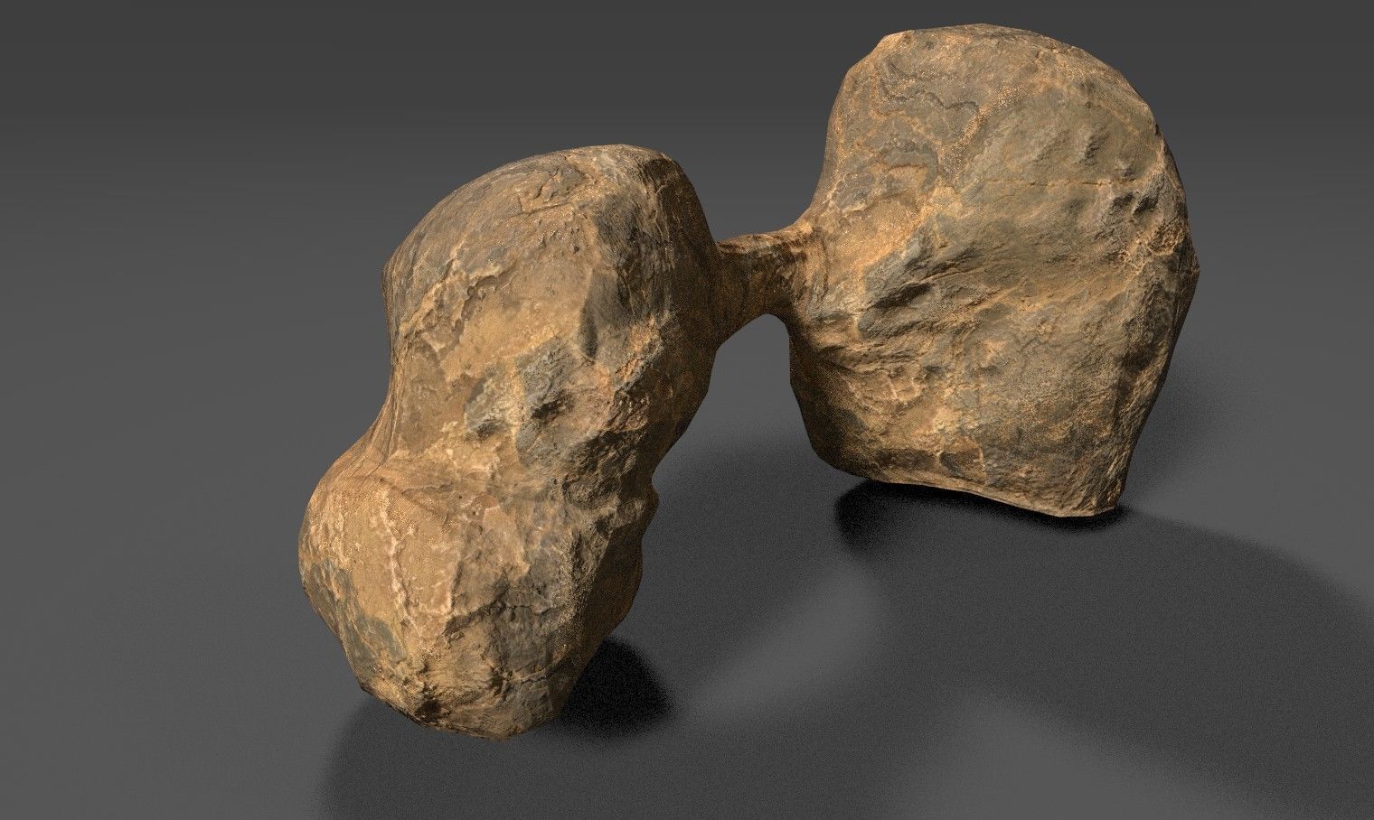 Rock 32 Low-poly 3D model_4