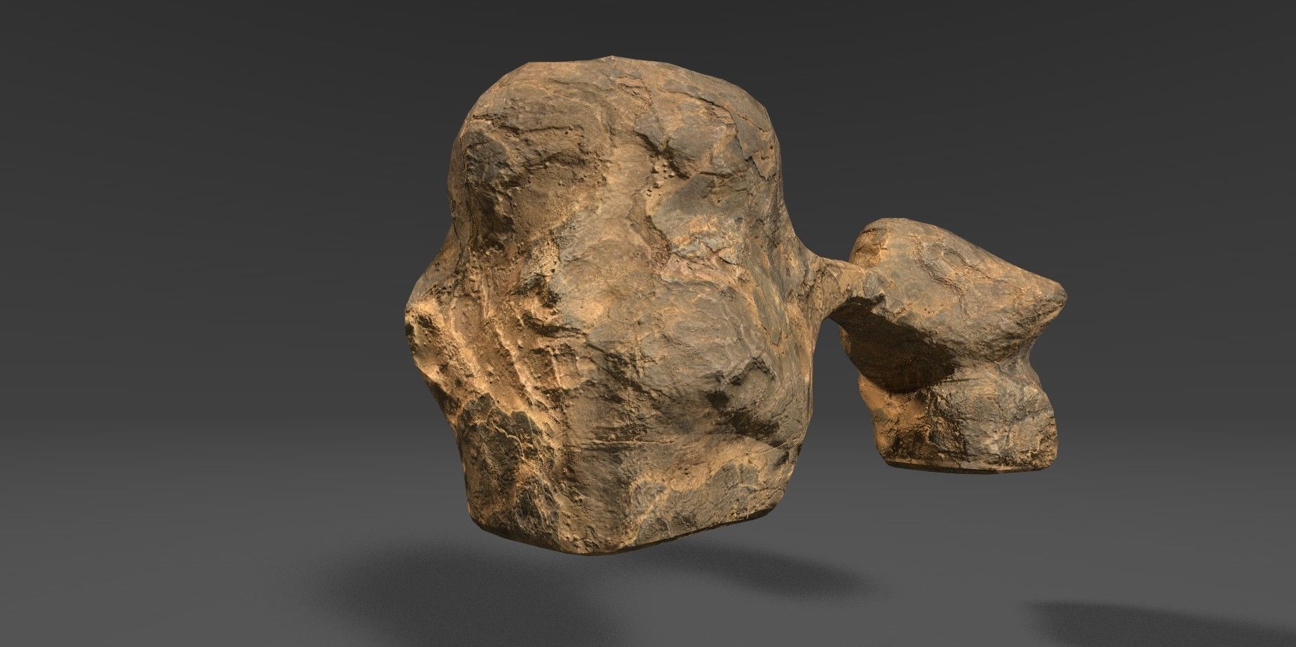 Rock 32 Low-poly 3D model_1