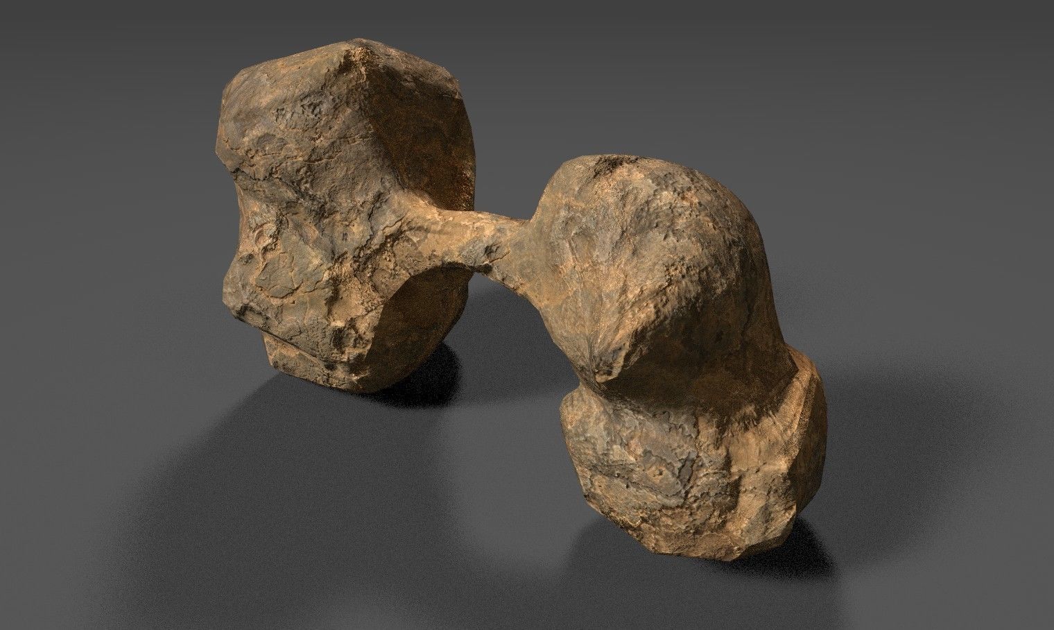 Rock 32 Low-poly 3D model_3