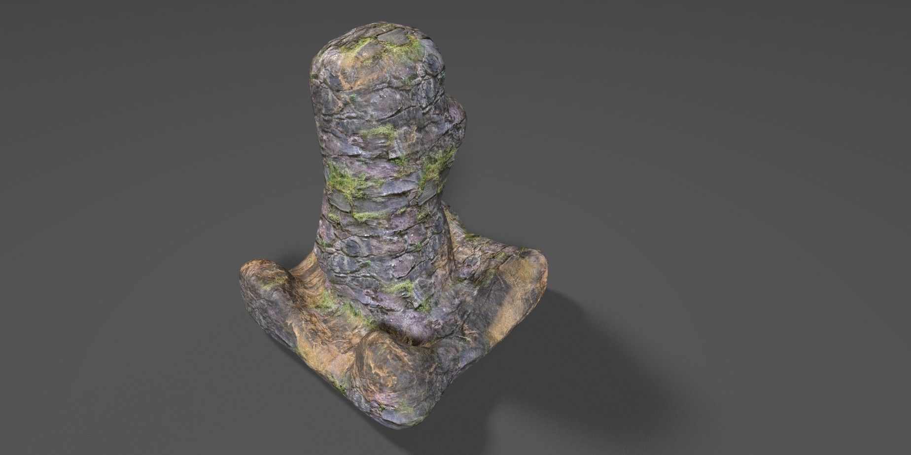 Rock 25 Low-poly 3D model_1