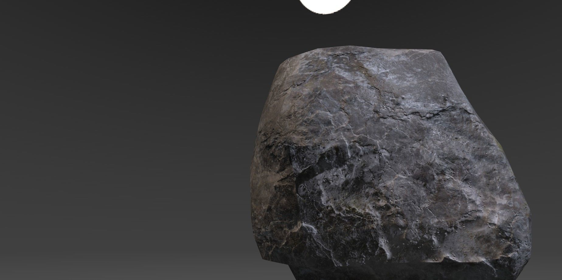 Rock 23 Low-poly 3D model_2