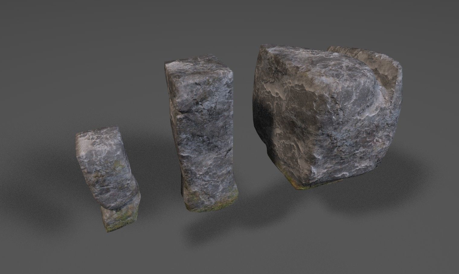Rock 23 Low-poly 3D model_3
