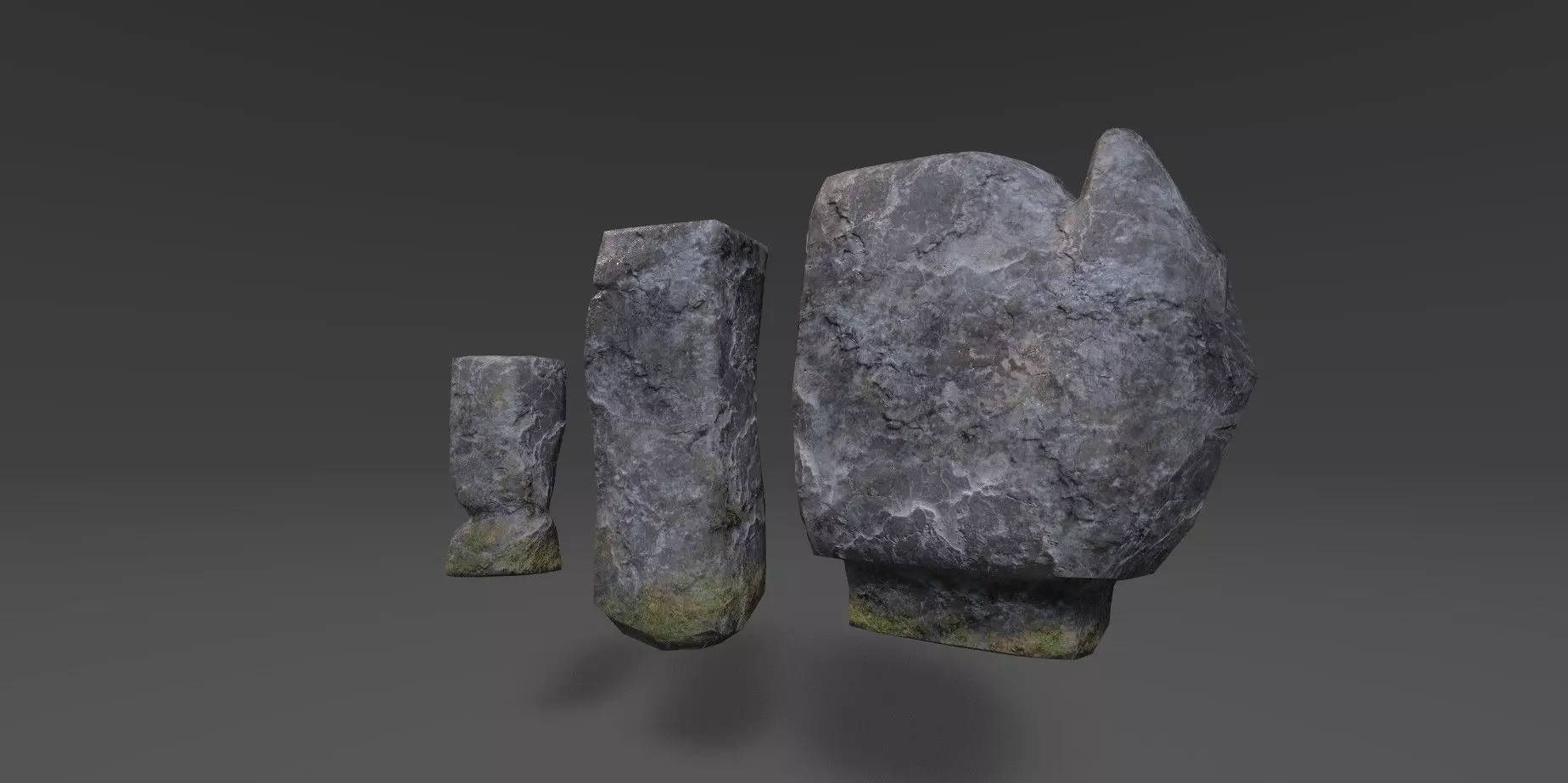 Rock 23 Low-poly 3D model_0