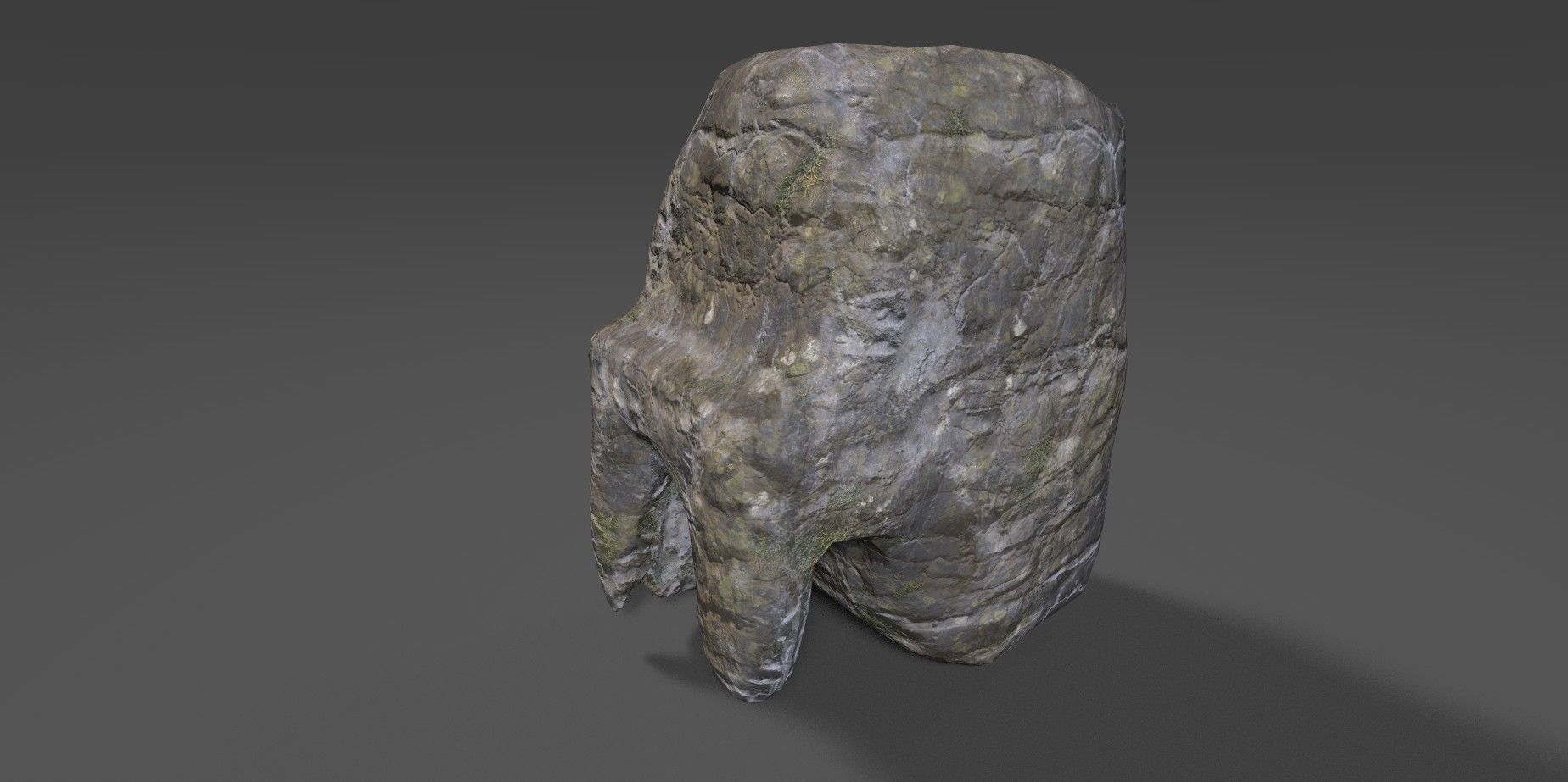 Rock 22 Low-poly 3D model_1
