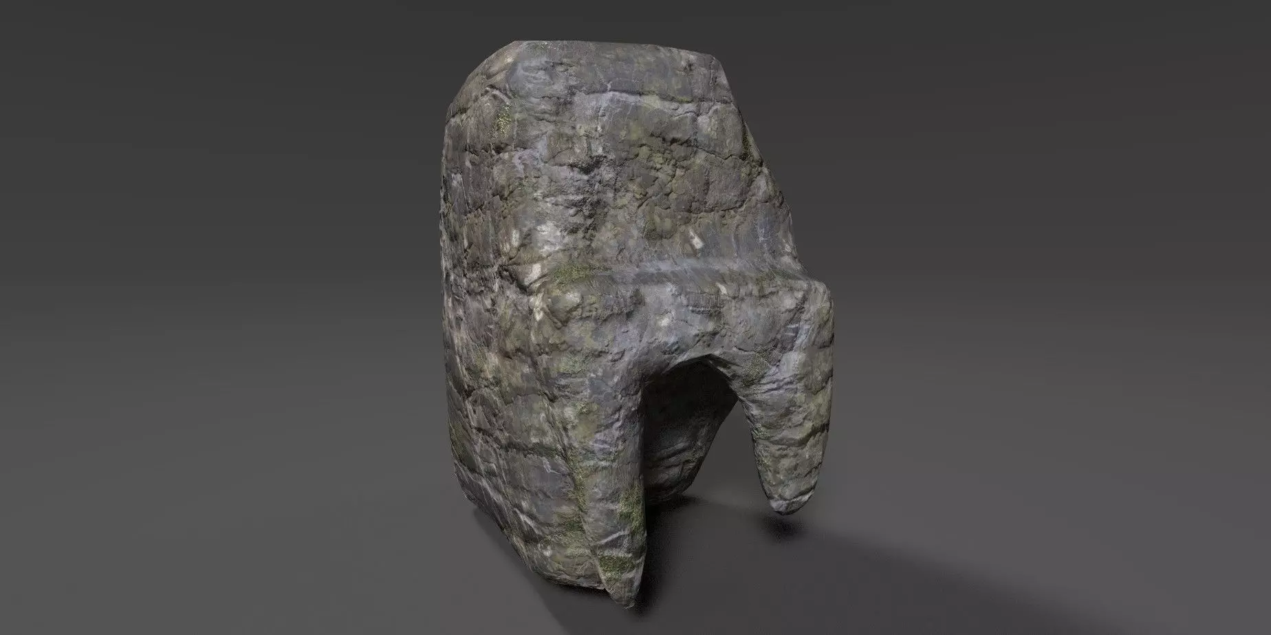 Rock 22 Low-poly 3D model_0