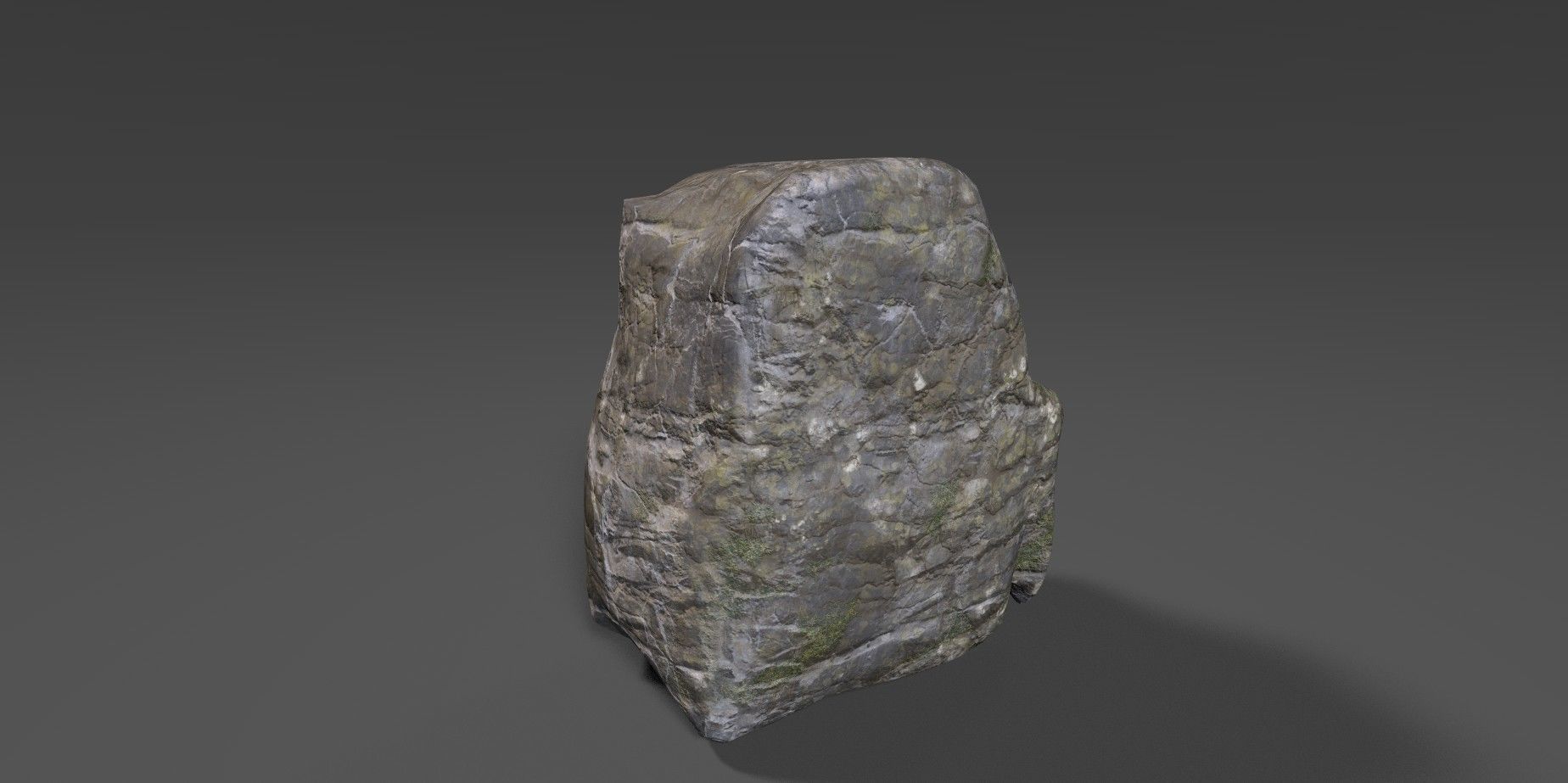 Rock 22 Low-poly 3D model_2