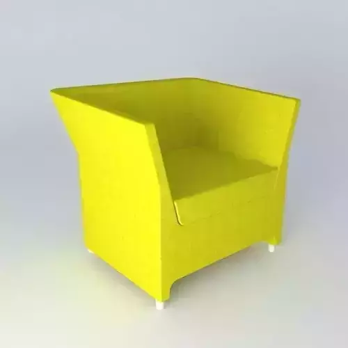 Yellow armchair