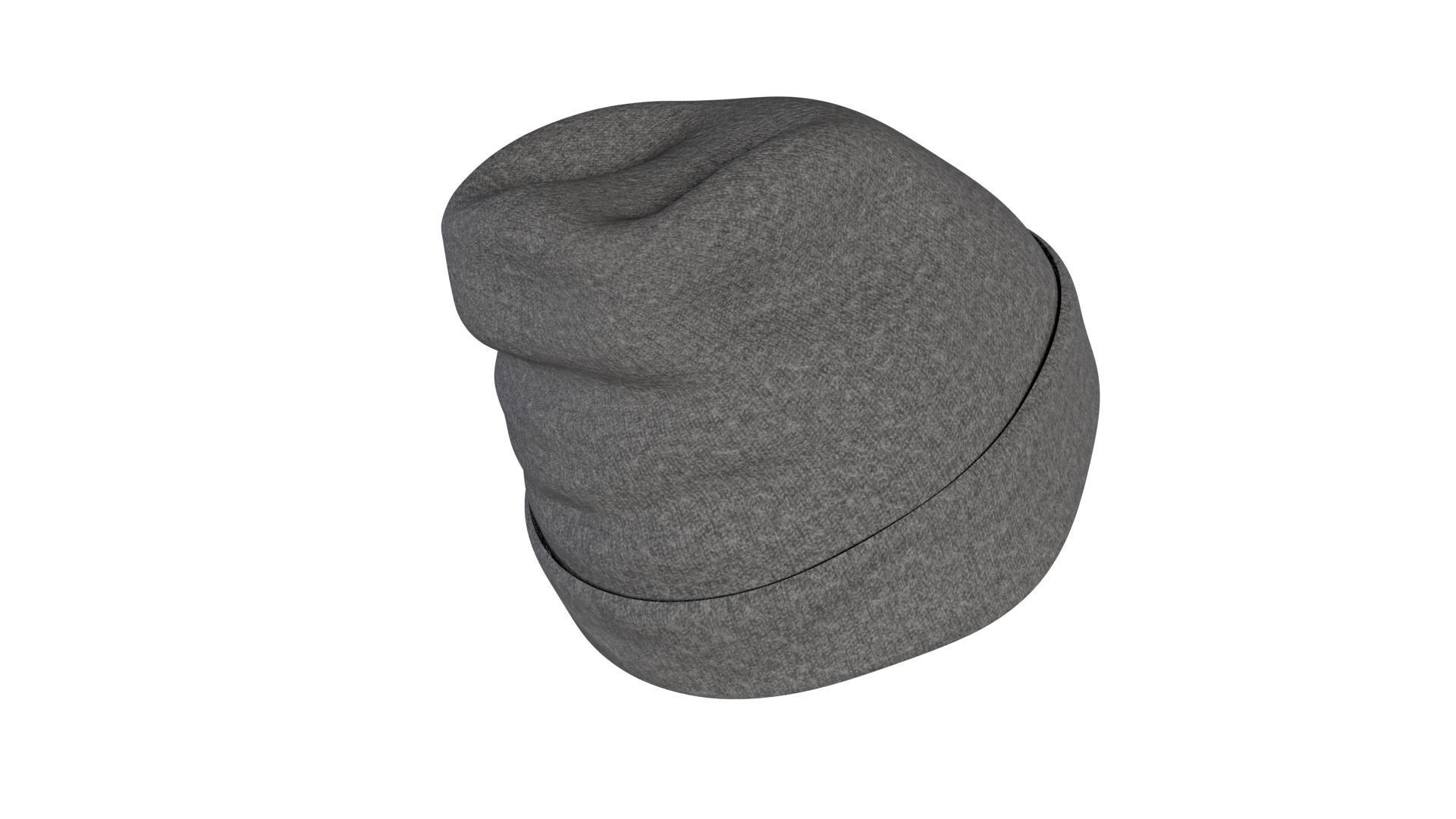 Beanie Hat Low-poly 3D model Low-poly 3D model_2