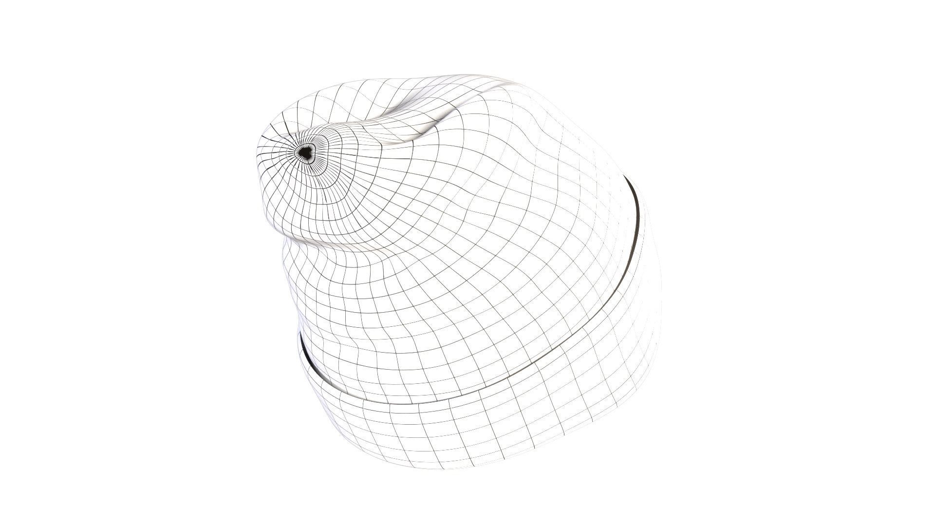 Beanie Hat Low-poly 3D model Low-poly 3D model_6