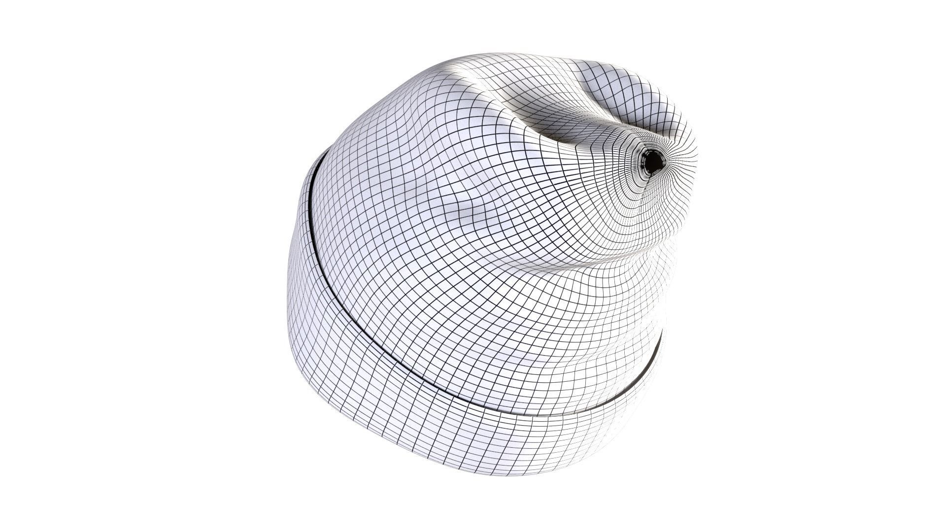 Beanie Hat Low-poly 3D model Low-poly 3D model_8