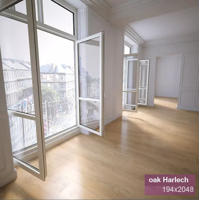 Wooden floor 3D model_0