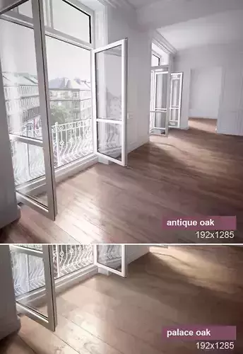 Wooden floor 3D model