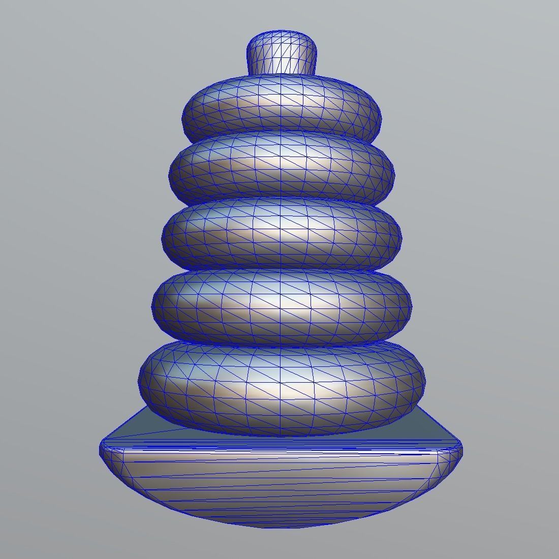 Toy Pyramid  Low-poly 3D model_8