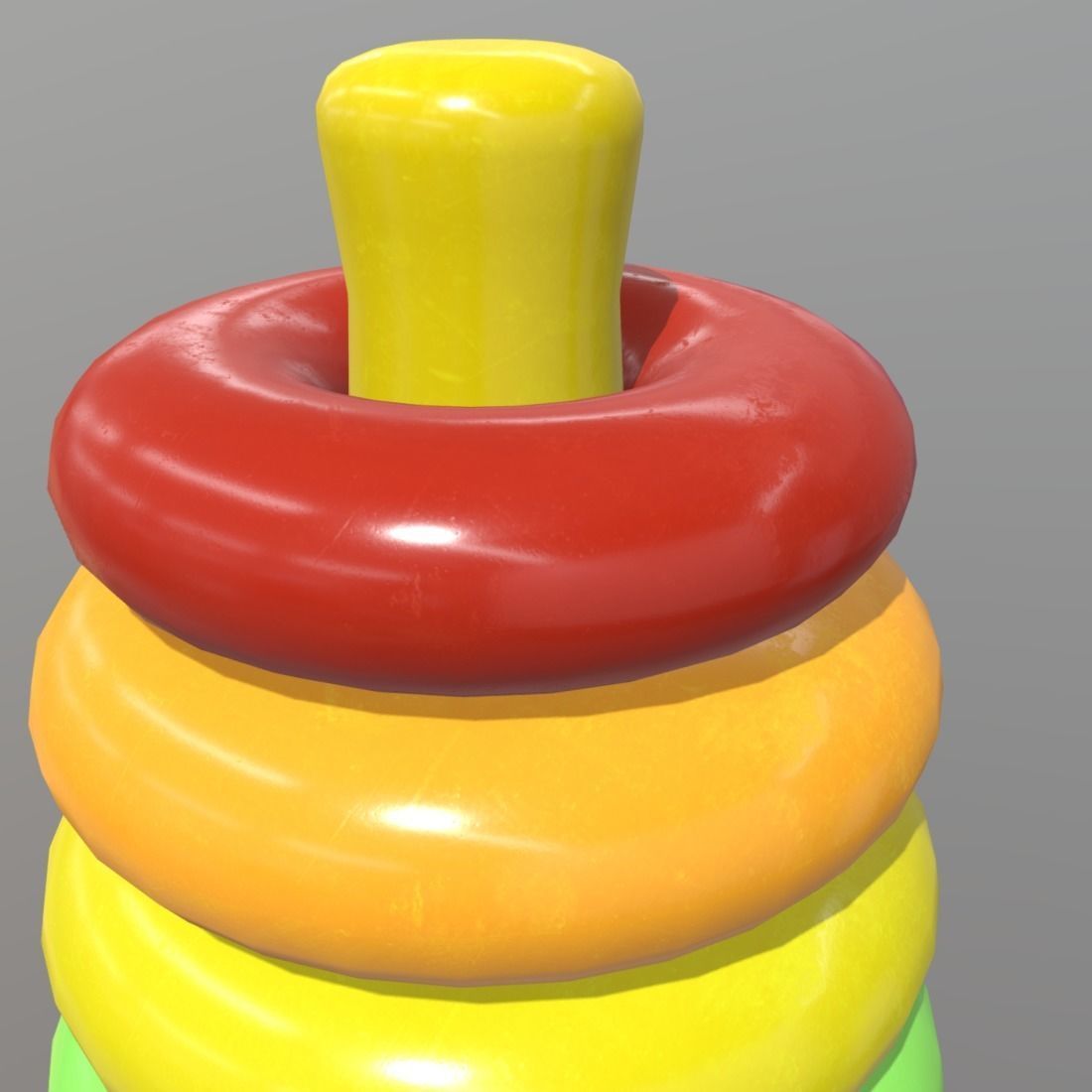 Toy Pyramid  Low-poly 3D model_12