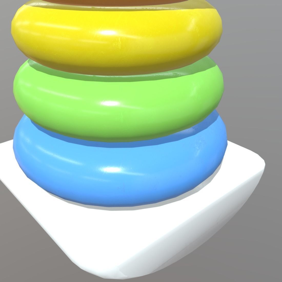 Toy Pyramid  Low-poly 3D model_14