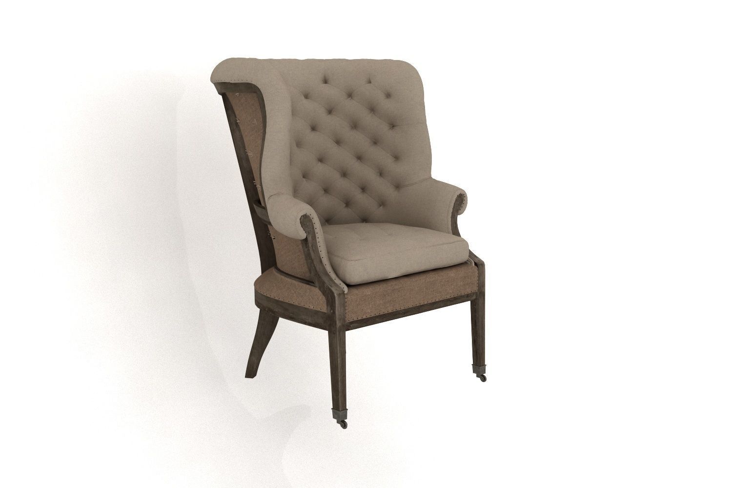 cherster armchair-the best  model arhitecture 3D model_2