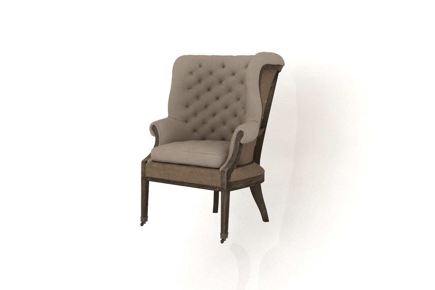 cherster armchair-the best  model arhitecture 3D model_3