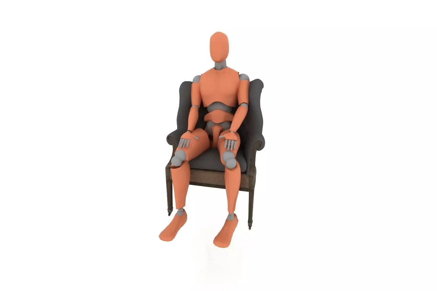 cherster armchair-the best  model arhitecture 3D model_0