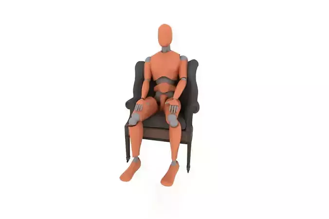 cherster armchair-the best  model arhitecture 3D model
