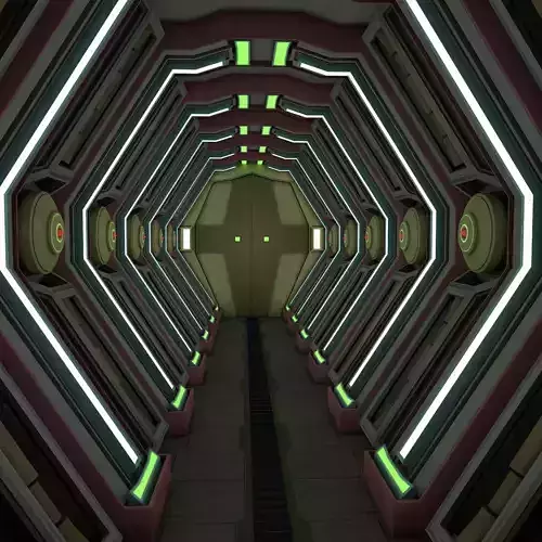 Sci fi corridor