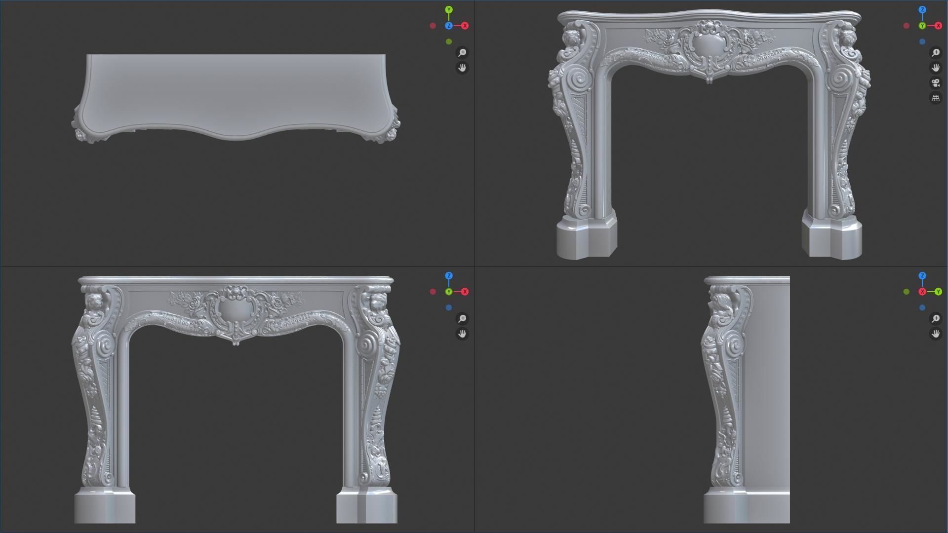 Fireplace 2 3D print model_1