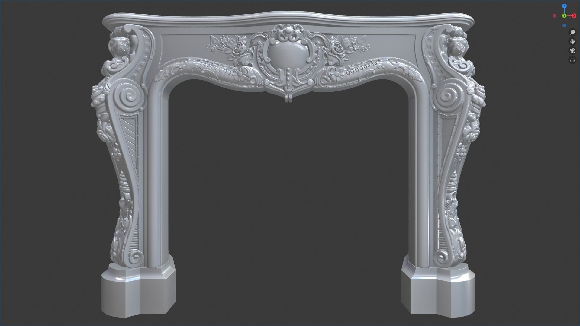 Fireplace 2 3D print model_0