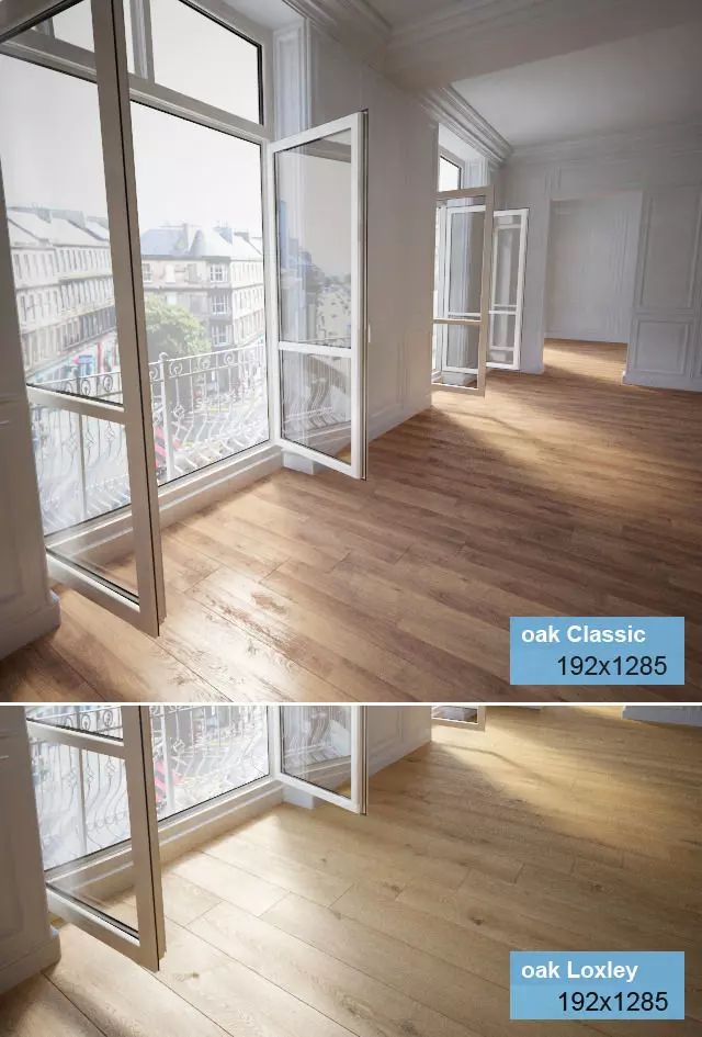 Wooden floor 3D model_0