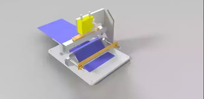 Mini shear machine 3D model
